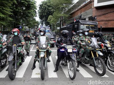 Bubarkan Massa Aksi 1812, Polisi-TNI Sisir Kawasan Sabang