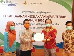 Eka Hospital Raih Penghargaan dari BPJS Ketenagakerjaan