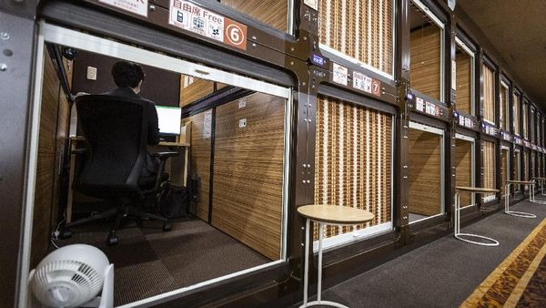 Gegara Corona, Hotel Kapsul di Jepang Berubah Jadi Coworking Space