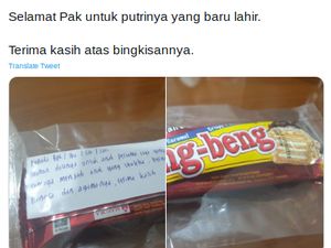 Rayakan Kelahiran Anak, Ojol Ini Bagikan Camilan Cokelat pada Pelanggan
