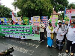 Datangi Polresta Kediri, Pergerakan Umat Islam Pertanyakan Kasus Habib Rizieq