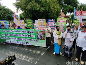 Datangi Polresta Kediri, Pergerakan Umat Islam Pertanyakan Kasus Habib Rizieq