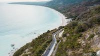 Pesona Pantai Kolbano yang Menawan dari Ketinggian