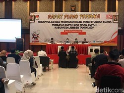 Rekapitulasi Pilkada Jember Tuntas, Hendy- Firjaun Jadi yang Teratas