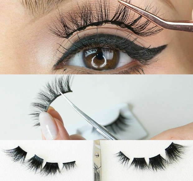 tutorial memasang false lashes