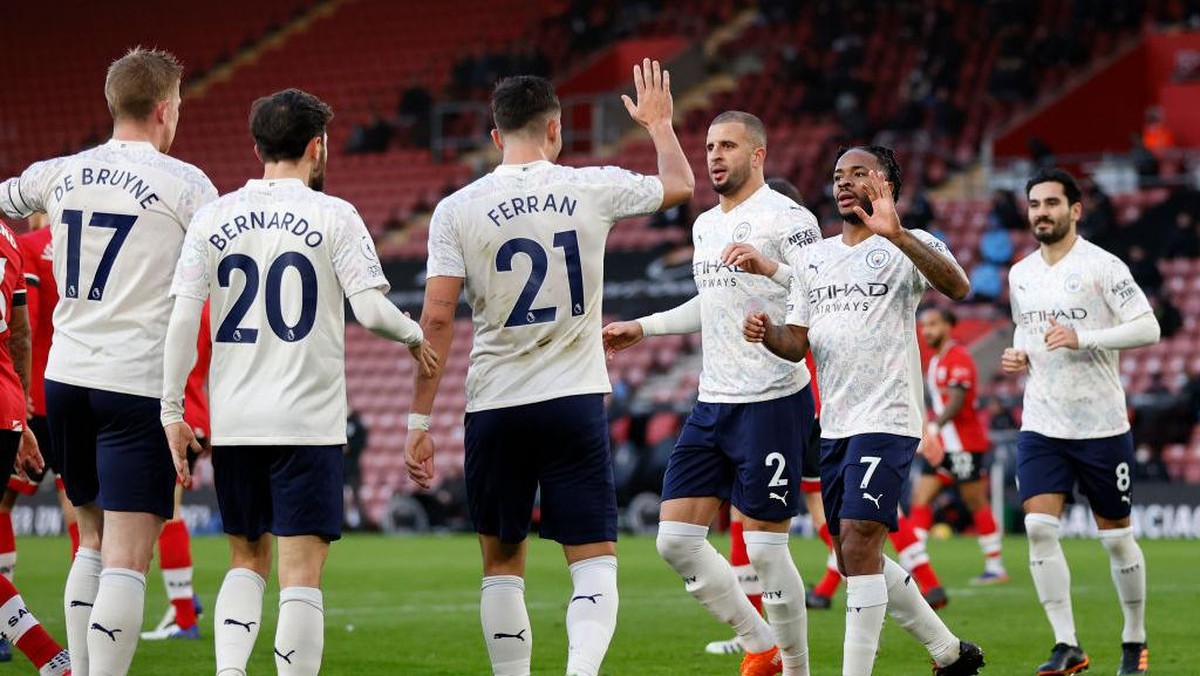 Manchester City diminta membangun momentum dengan merangkai kemenangan beruntun demi menembus papan atas klasemen Liga Inggris (Foto: Getty Images/Pool)