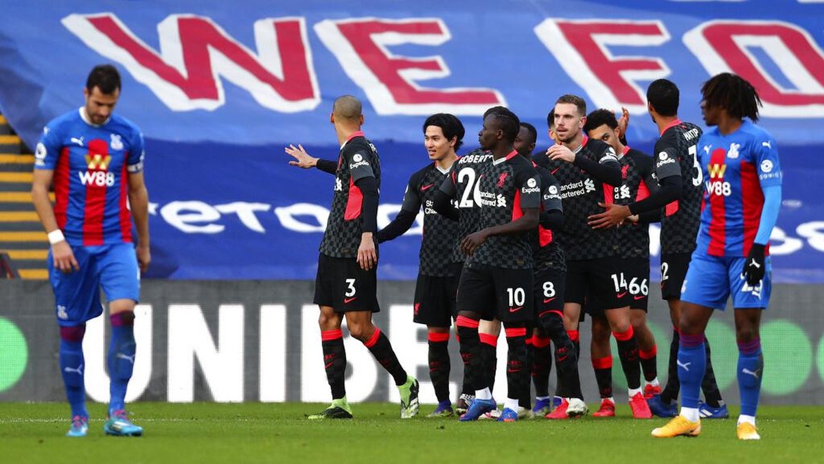 Liverpool mengamuk, menang 7-0 di kandang Crystal Palace (AP/Clive Rose)
