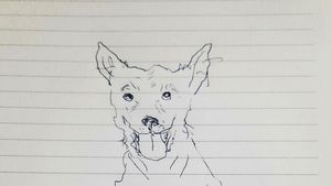 Ketika Mereka Ditantang Melukis Anjing dengan Tangan Nondominan