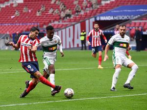 Atletico Vs Elche: Suarez Dua gol, Los Colchoneros Menang 3-1
