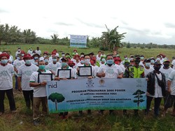 Gandeng KLHK, PT Nirvana Indonesia Tanam 3000 Pohon di Langkat Sumut