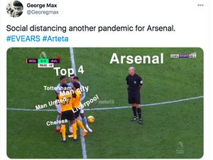 Arsenal Payah, Netizen Singgung Ancaman Degradasi