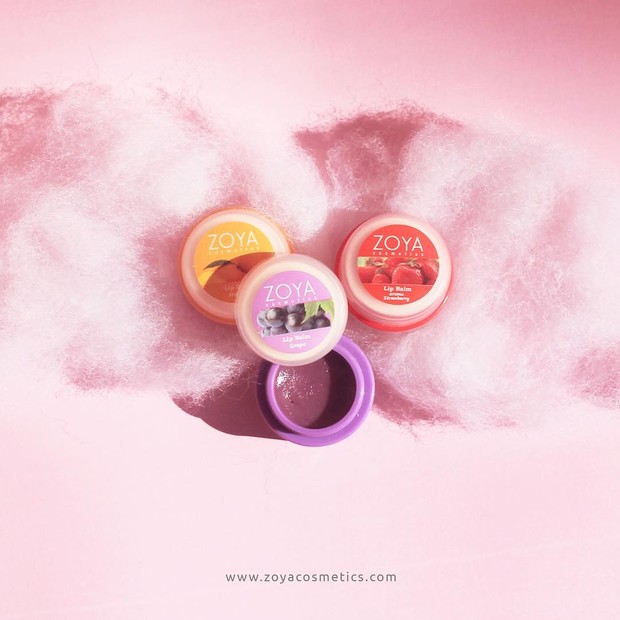 Zoya Cosmetics Lip Balm/Sumber:instagram.com/zoyacosmetics