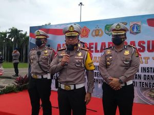 Polda Metro Tilang 20 Kendaraan Balapan Liar di Senayan-Sudirman