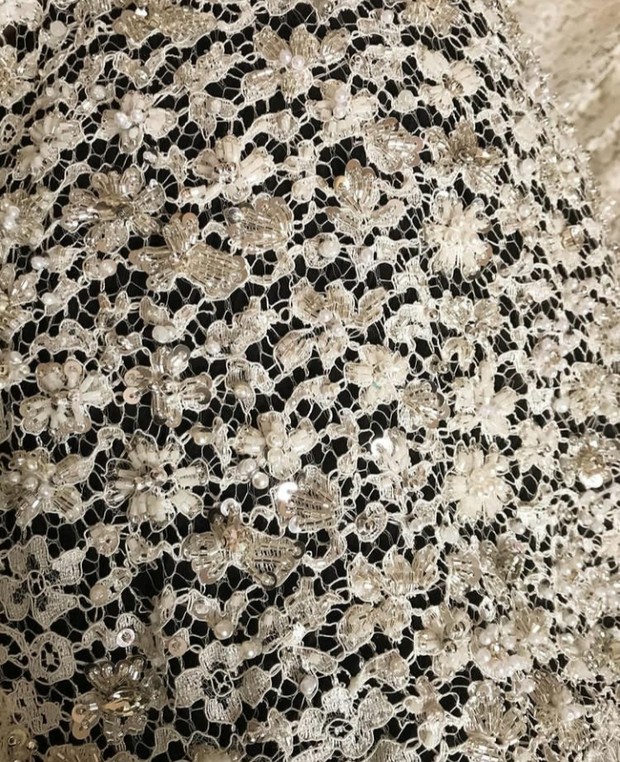 Detail Kebaya Pernikahan Dinar Amanda