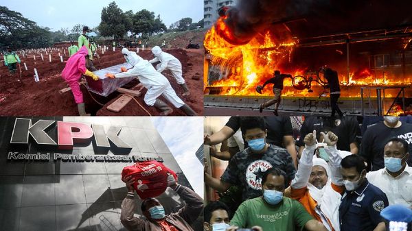 Heboh Omnibus Law-KPK Cokok Dua Menteri hingga Kepulangan HRS