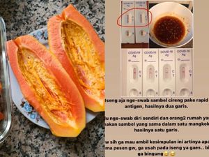 Waduh! Sambal Cireng dan Pepaya Dinyatakan Positif COVID-19 Waduh! Sambal Cireng dan Pepaya Dinyatakan Positif COVID-19