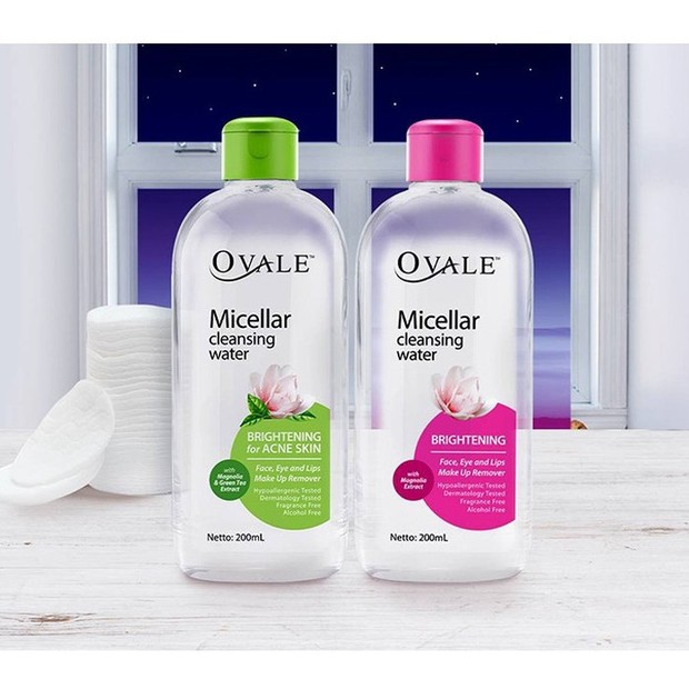 Ovale Micellar Cleansing Water / Foto: instagram.com/ovalebeautyid Ovale Micellar Cleansing Water / Foto: instagram.com/ovalebeautyid