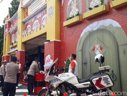 Ada Pos Pengamanan Bernuansa Natal di Bojonegoro