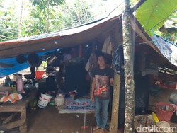 Kisah Pilu Warga Pandeglang Tinggal di Gubuk Beratap Terpal
