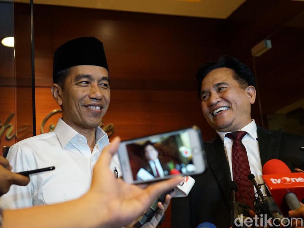 Bertemu Jokowi, Yusril Sampaikan Keinginan Swasta Bangun Ibu Kota Baru