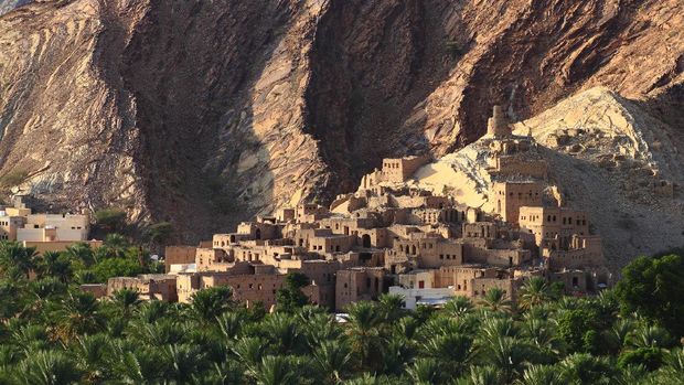 Birkat al Mawz abandoned Village Birkat Al-Mawz, Sultanate of Oman