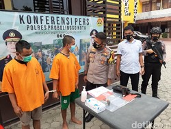 Polisi Tangkap 2 Pelaku Pelemparan Bondet ke Pengadilan Negeri Kota Probolinggo