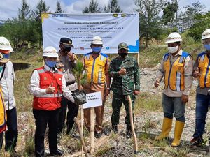 Brantas Abipraya Tanam Ribuan Pohon di Area PLTM Padang Guci
