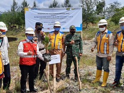 Brantas Abipraya Tanam Ribuan Pohon di Area PLTM Padang Guci