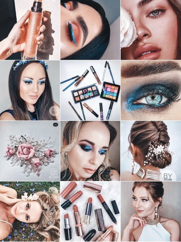 Buat mood board di Microsoft Powerpoint/pinterest.com/alisanikitenko Mood board akan memudahkan hubungan antara MUA dan kliennya.