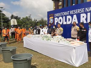 Polda Riau Musnahkan 111 Kg Sabu-34 Ribu Ekstasi dari 7 Sindikat Narkoba