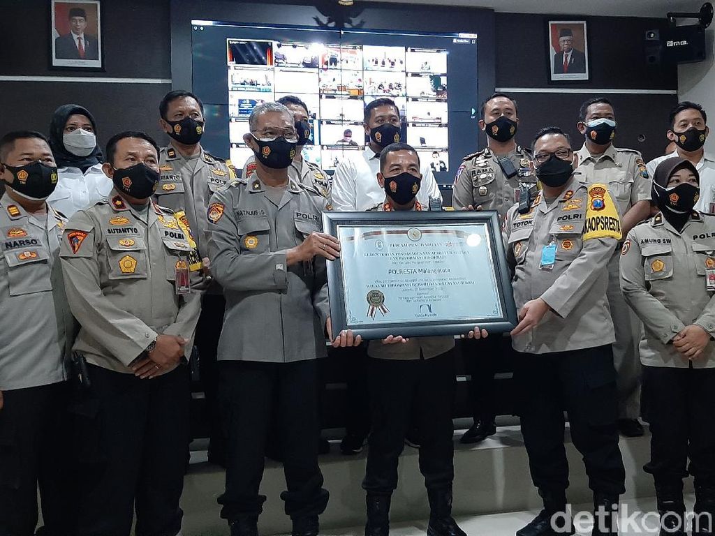 Kerja Keras Polisi Kota Malang Berbuah Predikat WBBM dari Kemenpan-RB