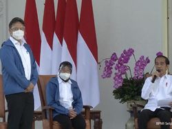 Netizen Komentari Jaket Biru 6 Menteri Baru
