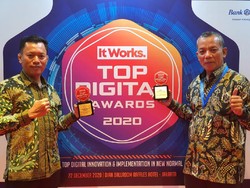 Brantas Abipraya Sabet 2 Penghargaan TOP Digital Awards 2020
