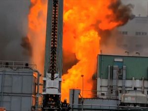 Detik-detik Ledakan di Pabrik Farmasi Taiwan