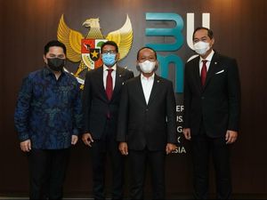 Gercep! Menparekraf Sandiaga Temui Erick Thohir, Bahas Apa?