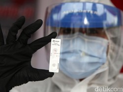 Pemudik Apresiasi Rapid Antigen Gratis di Rest Area Km 19 Tol Japek