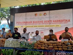 Polri Musnahkan 290 Kg Ganja dan 89 Kg Sabu Hasil Operasi 58 Hari