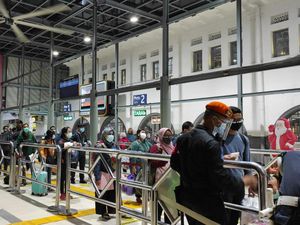 Begini Kondisi Stasiun Senen Jelang Libur Natal dan Tahun Baru