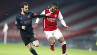 Perempatfinal Piala Liga Inggris ini berlangsung di Emirates Stadium, Rabu (23/12/2020) dini hari WIB. AP Photo/Frank Augstein.