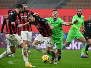 Milan Vs Lazio: Dramatis! Gol Injury Time Menangkan Rossoneri 3-2