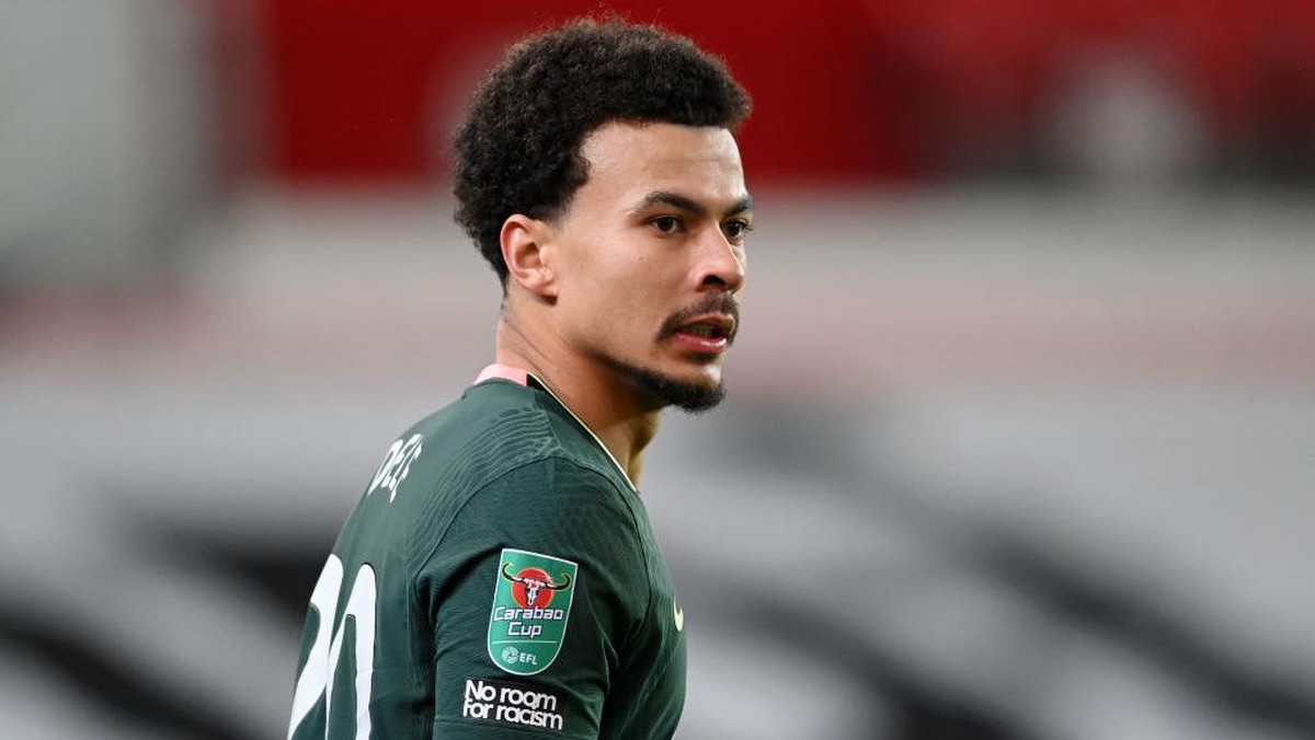 Dele Alli, pemain Tottenham yang santer dispekulasikan bakal ke PSG. (Foto: Getty Images/Michael Regan)