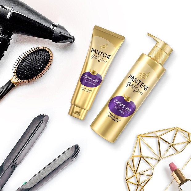 Pantene Strong & Thick Gold Series Shampo