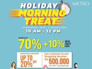 Belanja Pagi Hari di Metro Department Store, Bisa Dapat Diskon Hingga 70%