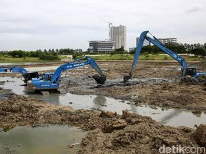 Minimalkan Potensi Banjir, Waduk Site C JGC Dikeruk Minimalkan Potensi Banjir, Waduk Site C JGC Dikeruk