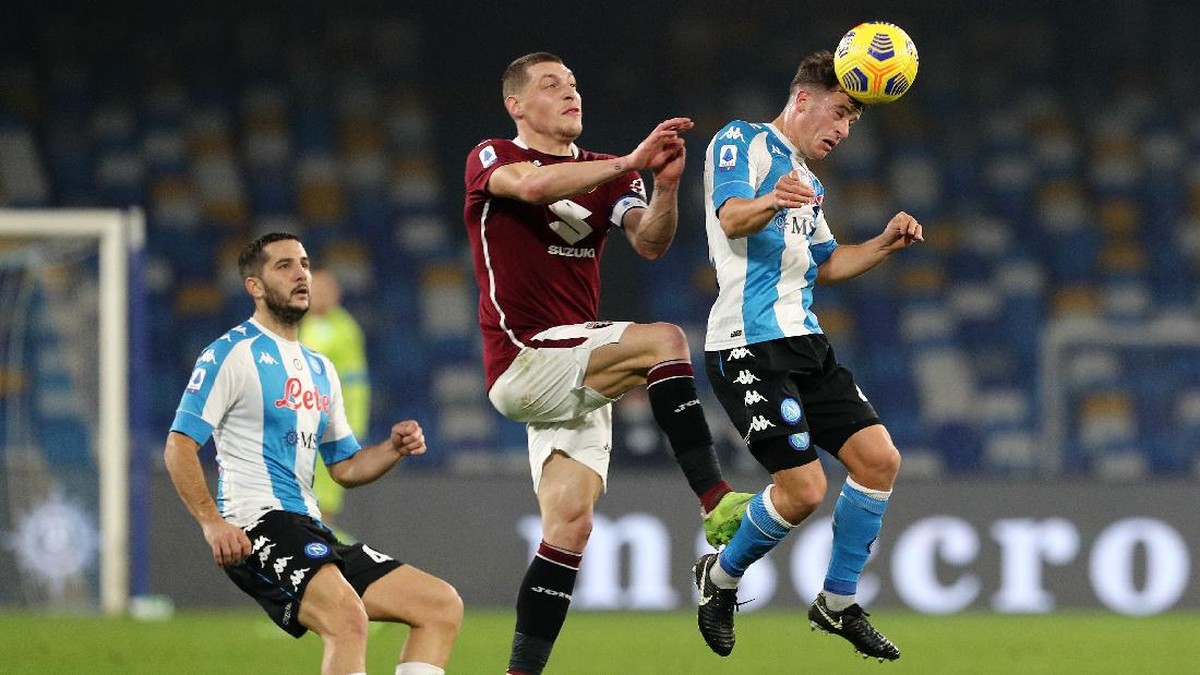 Napoli ditahan imbang Torino 1-1 di lanjutan Liga Italia (Foto: Getty Images/Francesco Pecoraro)