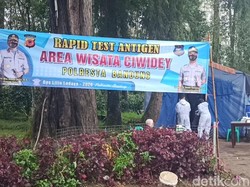 Libur Nataru, Wisatawan ke Ciwidey Bandung Jalani Rapid Antigen