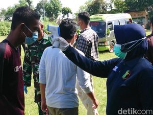 Puluhan Pengguna Jalan di Trenggalek Jalani Rapid Antigen