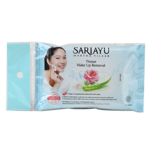 Sariayu Tissue Make Up Removal/foto: gogobli.com Sariayu Tissue Make Up Removal