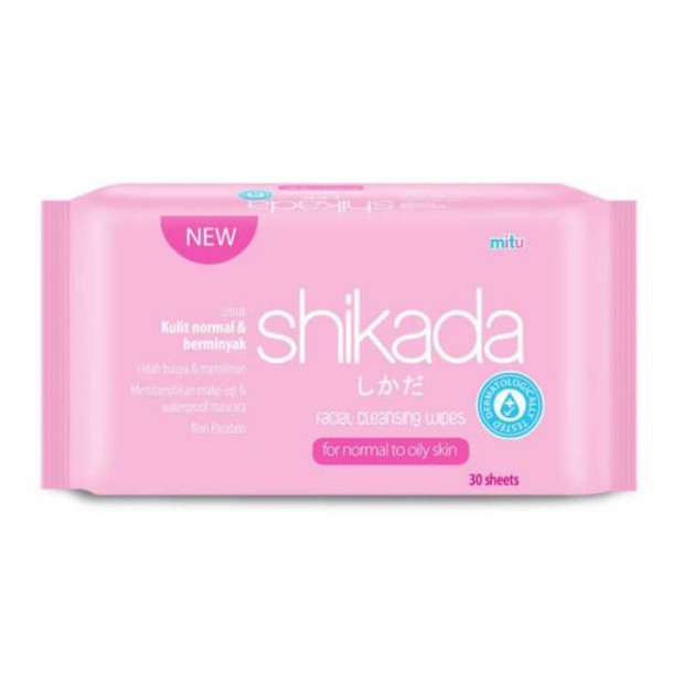 Shikada Facial Cleansing Wipes/foto: shopee.co.id Shikada Facial Cleansing Wipes