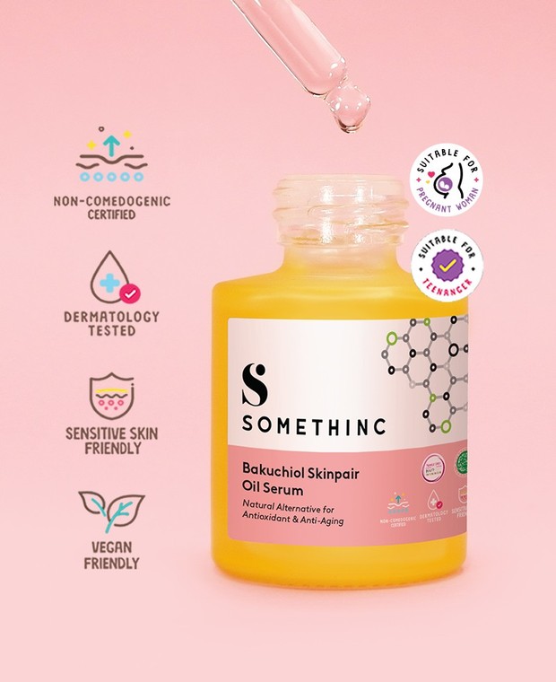 Tekstur dari SOMETHINC Bakuchiol Skinpair Oil